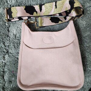 Ahdorned crossbody tote